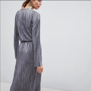 ASOS pleated midi dress